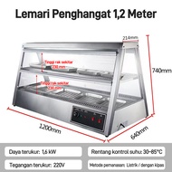 Mesin Penghangat Makanan / Showcase Warmer SF-Lemari Penghangat