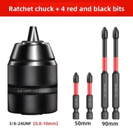 LECAN | Drill Chuck Adapter Set with Self-locking Chuck