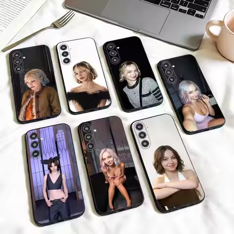 WED E-Emma M-Myers Pippa phone Case For Samsung Galaxy A73,A72,A71,A70,A53,A52,A51,Others Soft Black