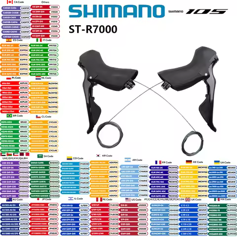 SHIMANO 105 ST r7000 shifter Dual Control Lever 2x11-Speed 105 r7000 Derailleur Road BIKE R7000 Shif