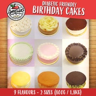[Amelias] Diabetic Friendly Birthday Cakes | Chocolate Fudge | Apple Baked Cheese | Ondeh Ondeh Cake