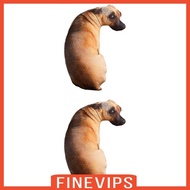 [Finevips] 2 Dog Pillows, Toy, Hugging , Pillows for Kids, Adults, Hound