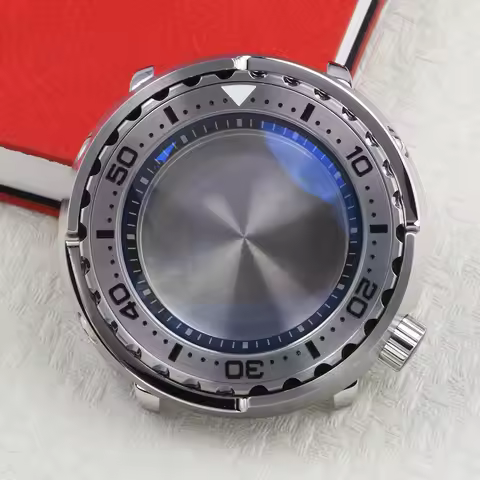 HEIMDALLR Tuna Watch Case 4.2 O'clock Crown Suitable for NH35 Movement 316L Steel C3 Luminous