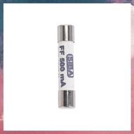 (F B S V)1000V 500mA 6.3 x 32mm White Ceramic Fuse for Multimeter