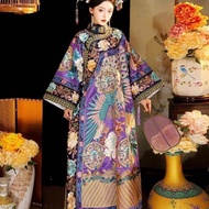 Full Set of Original Cixi Empress Dowager Shirt Antique Clothing Replica Phoenix Qing Dynasty Clothi