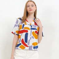 KEMEJA Hush Puppies Women's Bixie White Shirt