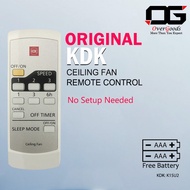 Original KDK Ceiling Fan Remote Control K15U2