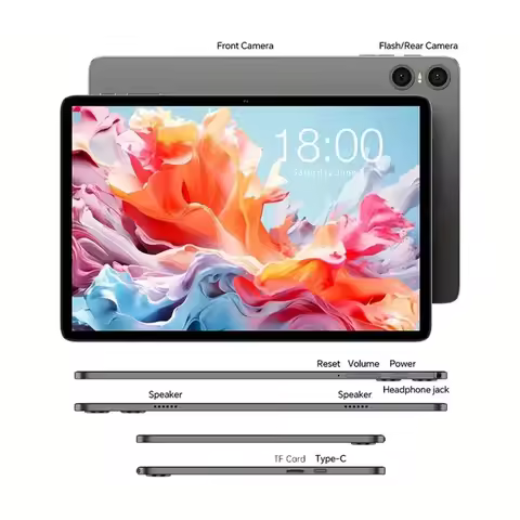 Teclast P30T Case Tablet 10.1" Unisoc T606 8-Cores CPU 12GB (4GB+8GB) 128GB 6000mAh Battery Android 