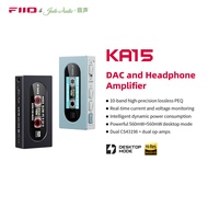 FiiO KA15 Portable USB DAC Headphone Amplifier USB Dongle with 3.5mm and 4.4mm Headphone Output
