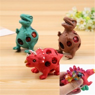 3 Pcs Squishy Ball Dinosaur Anti Stress Squishy Ball Sensory Educational Toys for Baby