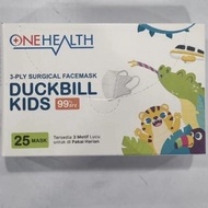Masker One Health Duckbill Anak isi 25pcs