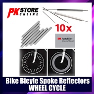 BIKE BICYCLE SPOKE REFLECTORS WHEEL CYCLE