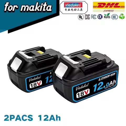 Durable for Makita 18V Battery Compatible with DTD172 DHR202 DDF487, Long Lasting Li-ion Battery