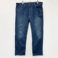 Levi's 505 牛仔褲，拉鍊門襟，靛藍色，W36 碼，古著。