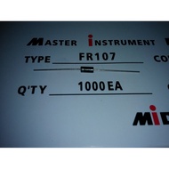 FR107 Fast Recovery Diode 1A 1000v Diode
