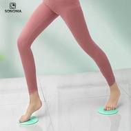 SONONIA 2 Pieces Exercise Sliders Core Gliding Discs Fitness Discs Workout Sliders Smooth PP EVA Foa