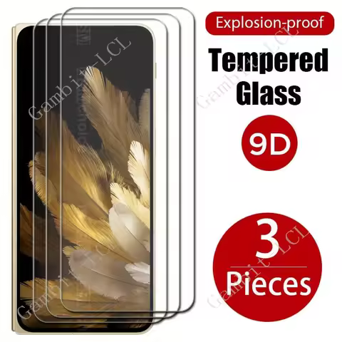 3PCS 9H Original For OnePlus Open Tempered Glass Protective On Open Apex OPPO Find N3 FindN3 6.31" S