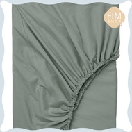 IKEAอิเกีย Bedsheet ผ้าปูที่นอนอิเกีย ผ้าปูที่นอนรัดมุม ผ้าปูที่นอนสีพื้น ผ้าปูที่นอนมินิมอล ขนาด 3/4/5/6 ฟุต