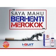 I-QUIT Stop Smoking Solution / Berhenti Merokok / Quit Smoking / Anti Merokok / Cuci Nikotin / Spray