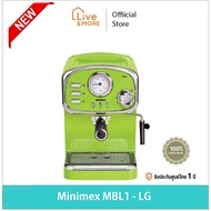 Minimex มินิเมกซ์ เครื่องชงกาแฟ Bella รุ่น MBL1-LG (สีเขียวมะนาว)