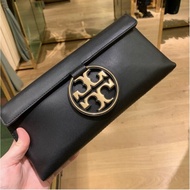 Tory Burch Miller Metal Logo Womens Clutch