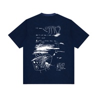 Onoma Pique - Regular Tshirt Wash Hesitation Dark Navy - T-Shirt