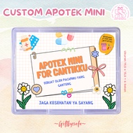 (CUSTOM OWNDesign) MINI GIFT PHARMACY | Medicine box | CUSTOM MINI PHARMACY