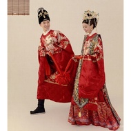 YQ2023Ming Chinese Style Ancient Costume Chinese Wedding Dress Bride Hanfu Wedding Full Set Couple a Chaplet and Officia