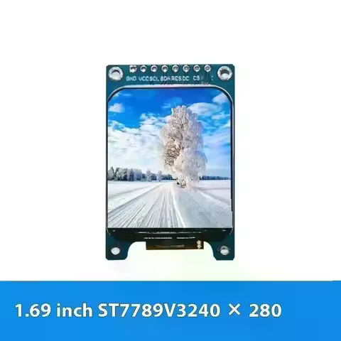 1.69 TFT LCD IPS Color Display Screen Module 1.69" ST7789 Controller Driver Board SPI Interface 240*