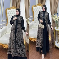 Gamis 2026 terbaru mewah brokat wanita kekinian/ Dress remaja dewasa simple elegan kondangan outher 