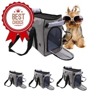 Portable Pet Carrier Cat Carrier Dog Carrier Pet Travel Carrier Cat Carrie(Grey)