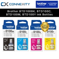 [Bundle Set] Brother Ink Bottles BTD100BK BTD100C BTD100M BTD100Y For DCP-T730DW DCP-T830DW DCP-T530
