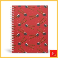Spiral Notebook/Double Ring Notebook-(A4/A5 | Line/Blank | 80gsm)-Sushi 2|ROYCE PUBLISHING