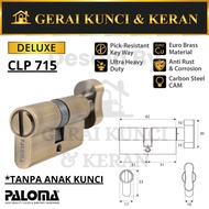 PALOMA CLP 715 KC-NK 62MMdeluxe - Non Key ANTIQ AB Knob Cylinder WITHOUT Key