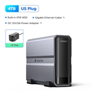 ORICO CyberData NAS เครือข่ายเก็บข้อมูลตระกูลส่วนบุคคลที่แนบมาการรองรับการจัดเก็บ Docker Raid0บุก1กา