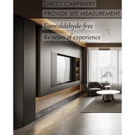 【SG Local Contractor】【Custom Furniture】Living Room Renovation /TV Console /Feature Wall / Hallway/ D