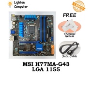 【USED】MSI H97MA-G43 Motherboard | H97 | LGA 1150 | 2nd 3rd Gen Intel | mATX Micro ATX