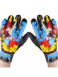 Sportout 守門員手套，足球手套配備雙重手腕保護和防滑耐磨乳膠材料，提供保護以預防傷害