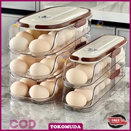 Tokomuda Egg storage box egg rack egg storage box refrigerator Egg storage drawer