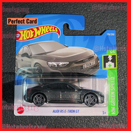 HotWheel Audi Rs e tron GT Short Card Cars Collection Audi RS ETRON GT Diecast Grey Model Kereta Aud