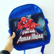 HADIAH-BEG SEKOLAH BUDAK/ KIDS BACKPACK/BEG TADIKA (SPIDERMAN)-PREORDER