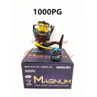 【READY STOCK】HOT ITEM MAGURO MAGNUM EVO SPINNING LIGHT JIG REEL 1000PG 2000PG 3000PG 4000PG 3000HG 4000HG