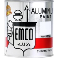 EMCO Lux Aluminium Paint Chrome Finish Silver Cat Kayu dan Besi 1 KG