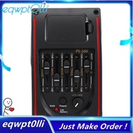 ^eQQ^5-Band Tone Controls EQ Equalizer Tuner PS-500 5-Band Acoustic Guitar EQ Preamp Equalizer Picku