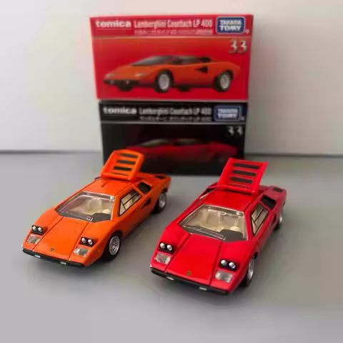 Takara Tomy Tomica Premium Lamborghini Countach Lp400 Alloy Diecast Car Model No 33 Collectible For