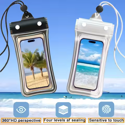 2pcs Mobile Phone Waterproof Bag with Touch Screen, Can Hold Mobile Phones, Cards, Keys, Suitable fo
