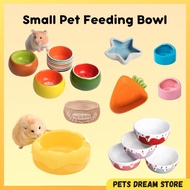 Hamster food bowl small pet feeder food dish hamster food feeder small animals feeding dish gerbil f