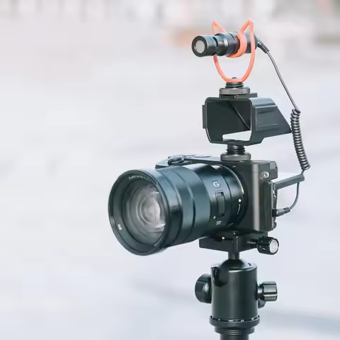 Camera Selfie Vlog Flip Up Mirror Screen 3 Cold Shoe For Sony A6000/A6300/A6500/A72/A73 Nikon Z6/Z7 