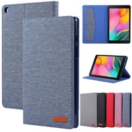 Cloth Pattern Case For Samsung Galaxy Tab A 10.1 2019 SM-T510 SM-T515 Magnetic Stand Smart Tablet Kids Leather Case Wallet Card Slot Flip Cover