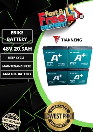 Electric ebike battery 48v-20.3ah Tianneng brand